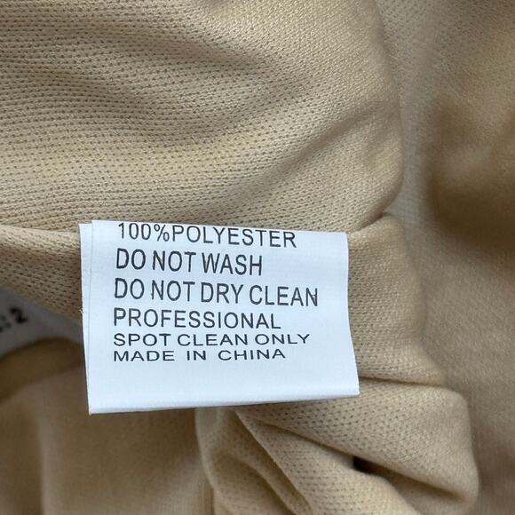 Ieena Mac Duggal 26739 Long Sleeve Sequined Gown Maxi Dress Nude Gold Size 2 NWT - Picture 8 of 10